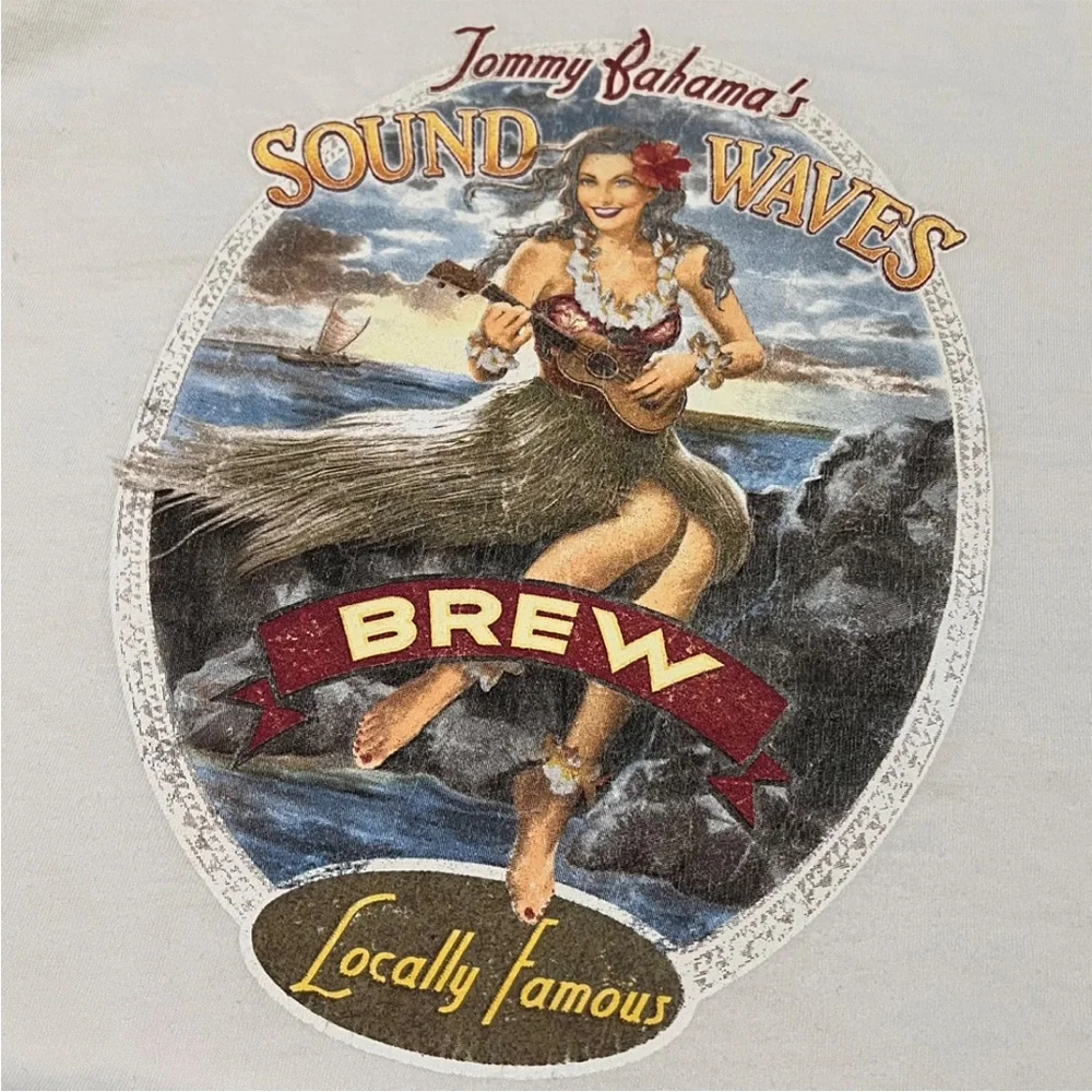 Tommy Bahama Sound Waves Brew Tee - Picture 4 of 5